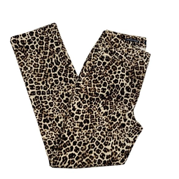 Charter Club Leopard Print Straight Leg Pants(Size 6) - Picture 2 of 11